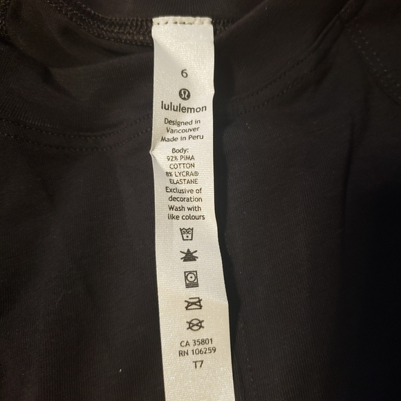 NWT Lululemon Size 6 LA Short Sleeve - Picture 4 of 5